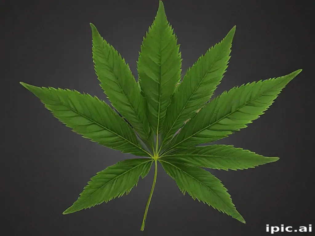 weed leaf png
