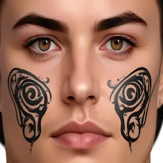 face tattoo png