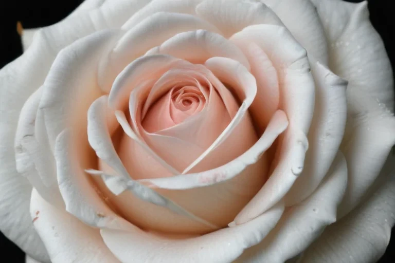 rose with black and white background