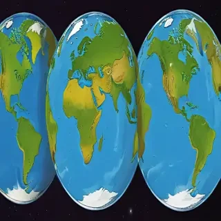 cartoon picture of planet earth