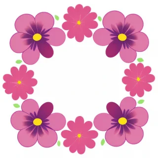 clipart flowers transparent background
