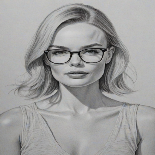 Sublime Kate Bosworth, pencil sketch, portrait of Enticing woman 1964s in glasses, hair style beatnik, outline, clear lines, fine lines, 8k