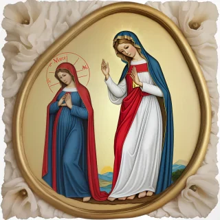 virgin mary clip art