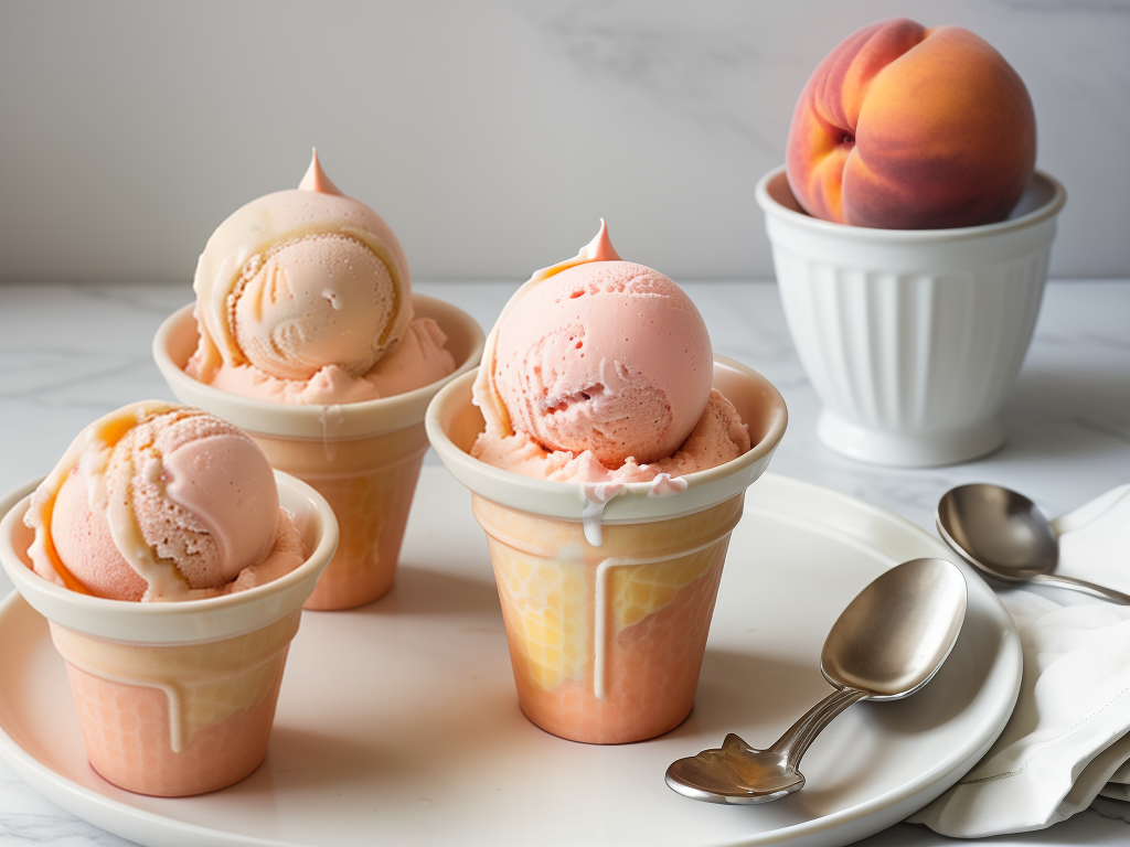cuisinart peach ice cream recipes