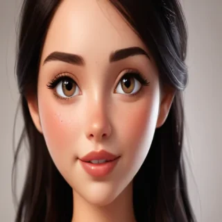 brunette cartoon characters