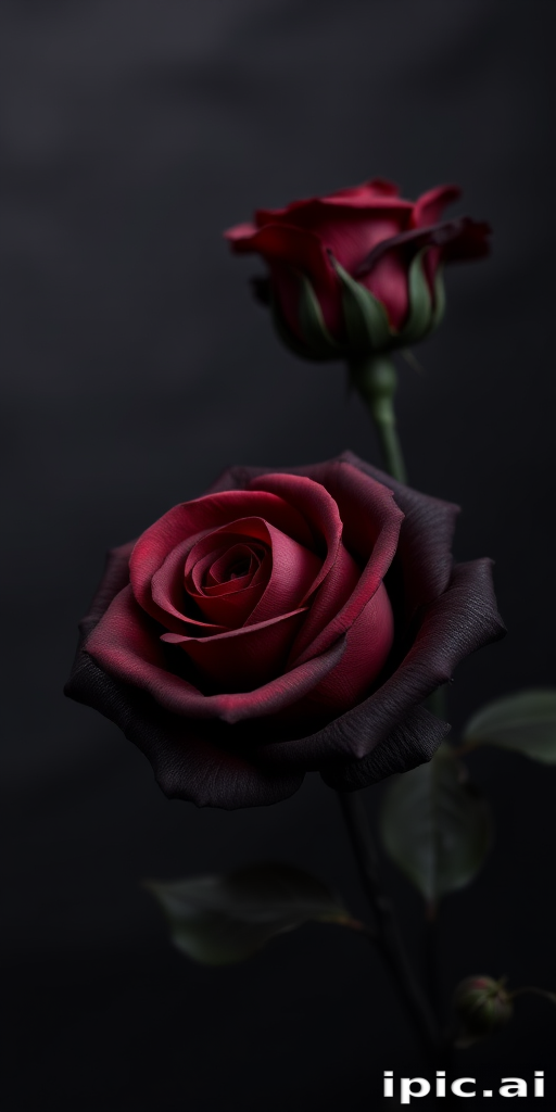 black rose background