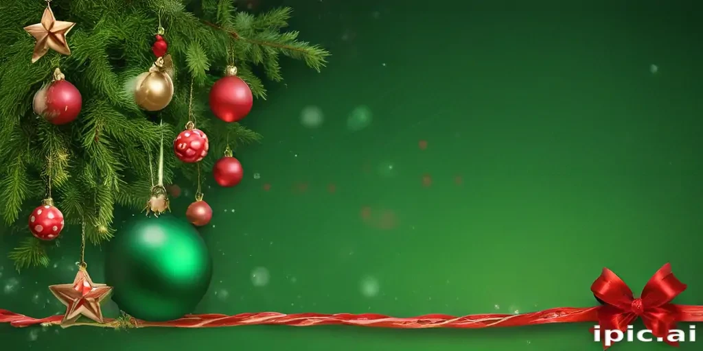 green christmas bg