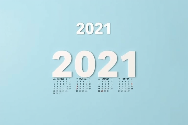 Create a high-resolution digital illustration of a calendar layout for the year 2021 featuring German month names in a clear sans-serif font on a light blue background, using a DSLR camera with a 50mm lens, aperture set to f/2.8, ISO 100, and a slight overhead angle for a clean flat lay effect.