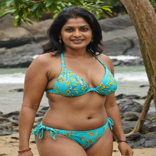 aunty bikini