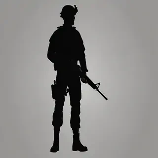 soldier silhouette png
