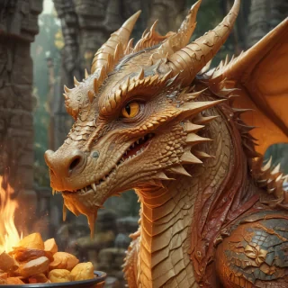 cartoon of a dragon