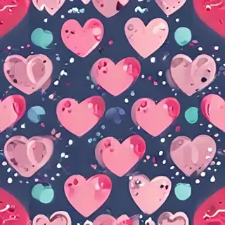 cute heart backgrounds