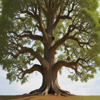 trees no background