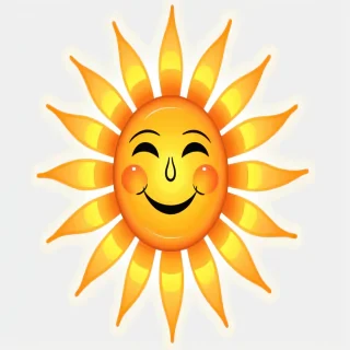 sun clip art png
