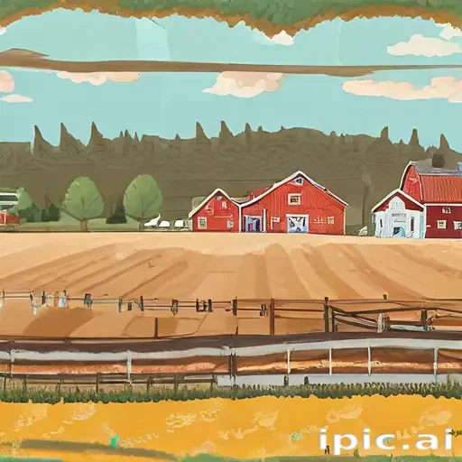 background of a farm
