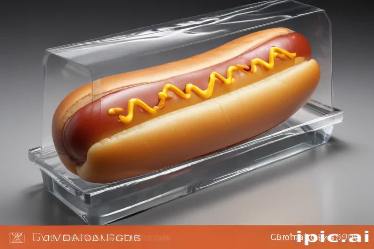 transparent hot dog