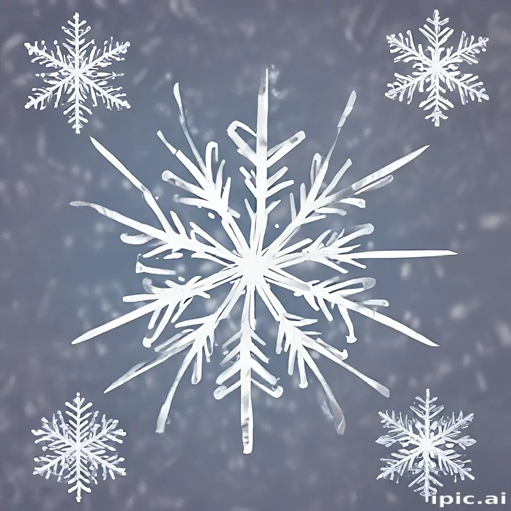 free snowflake clip art