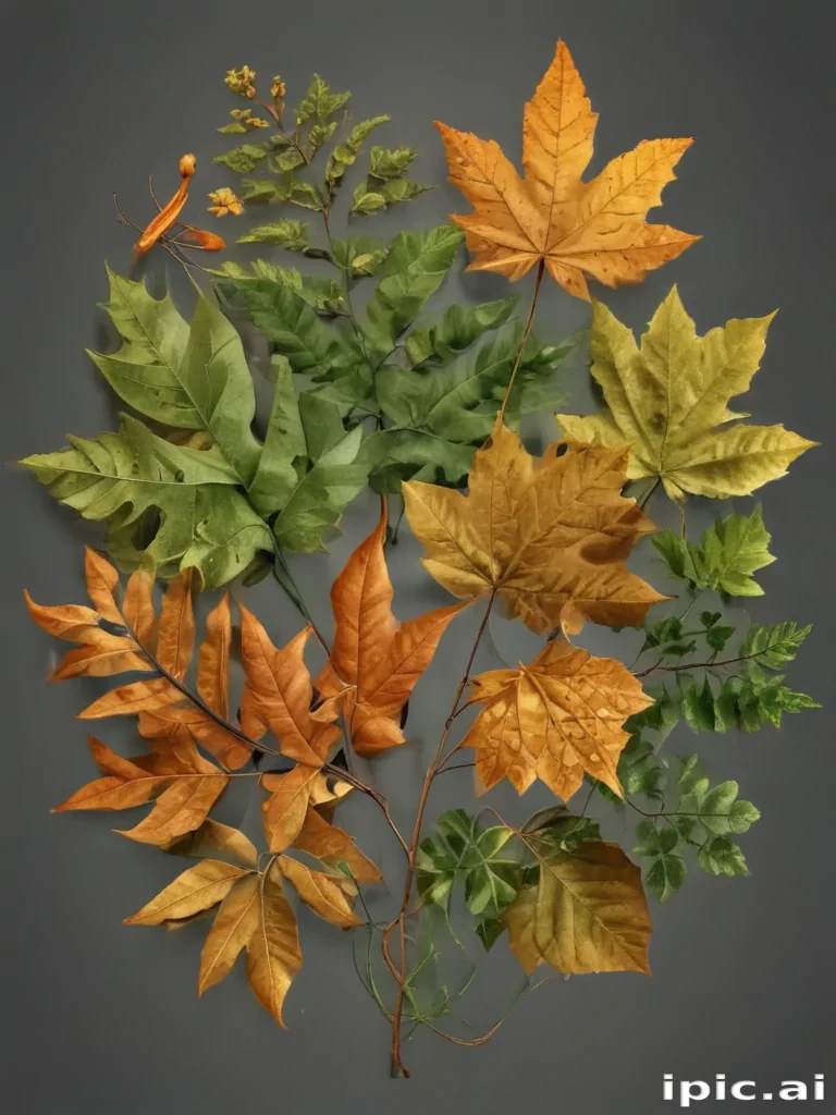leaves no background