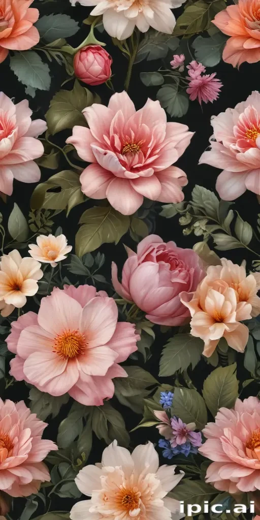 realistic flowers png
