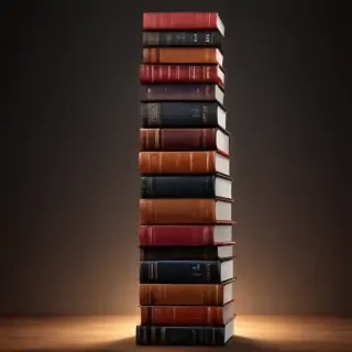 books stacked png
