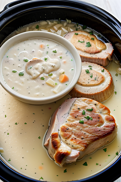 crock pot pork chops with cream of chicken soup
