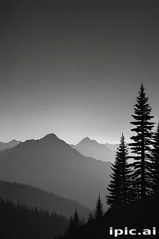 mountain silhouette