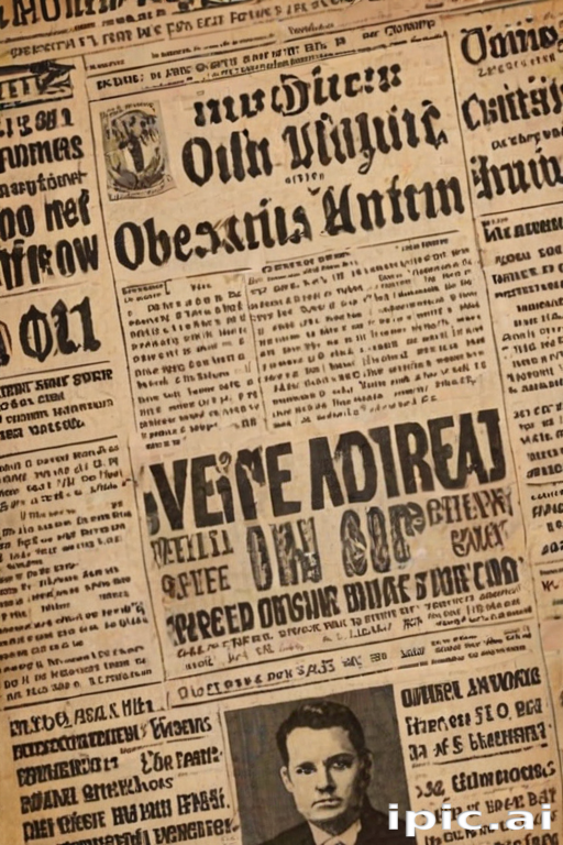 old newspaper background