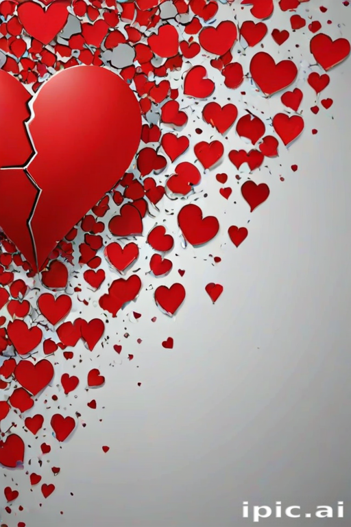 broken heart background