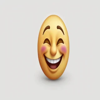 laugh emoji transparent background