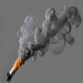 smoke no background