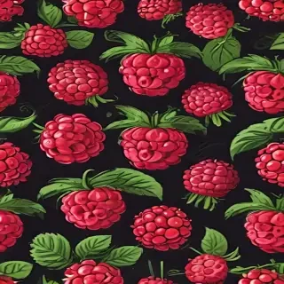 cartoon raspberry