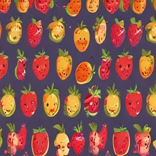 cute fruit backgrounds