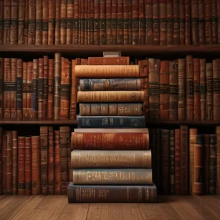 books stacked png