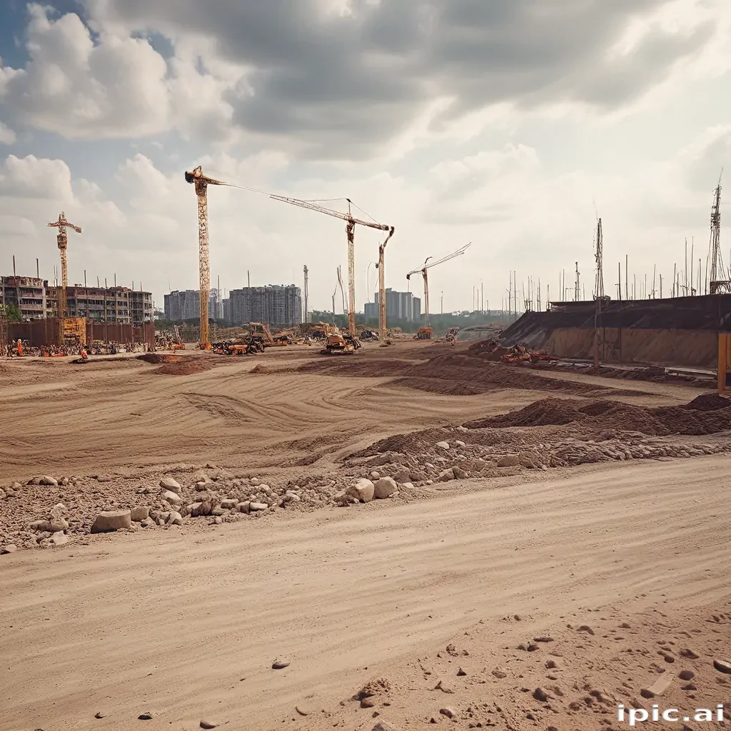 construction site background