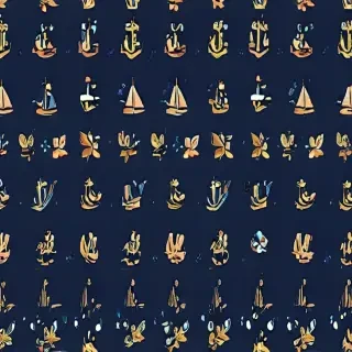 navy background