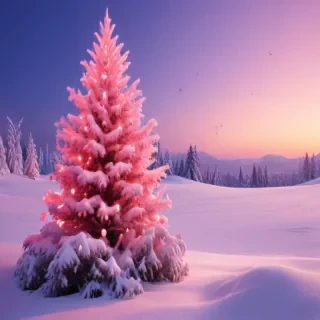 pink christmas desktop wallpaper