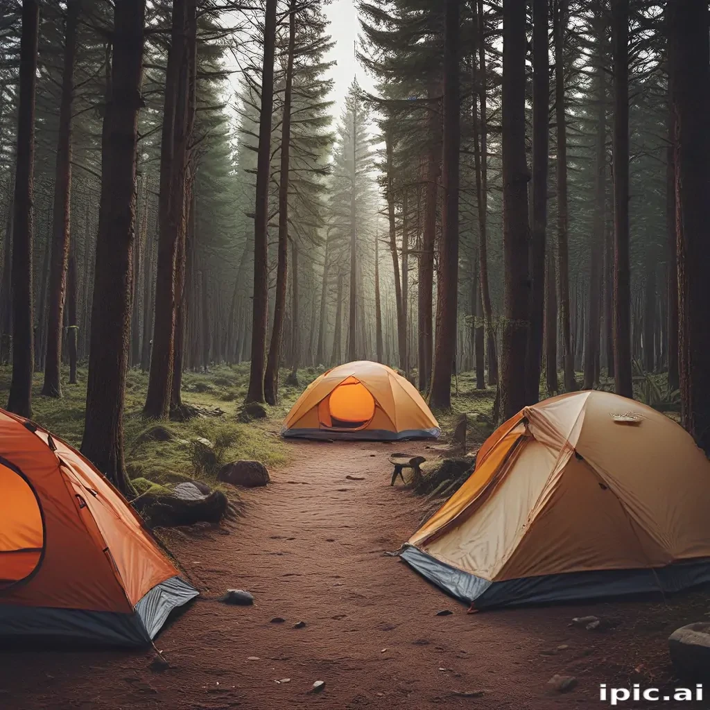 camping background pic