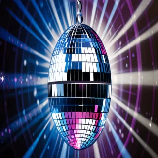 disco ball transparent