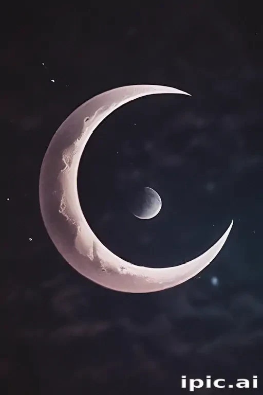 aesthetic crescent moon