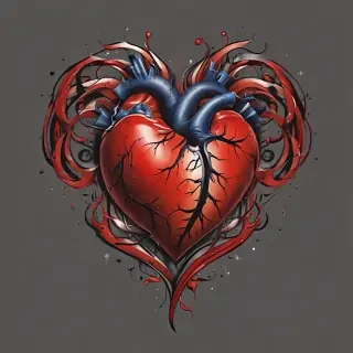heart tattoo png