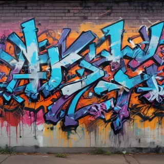 graffiti art background