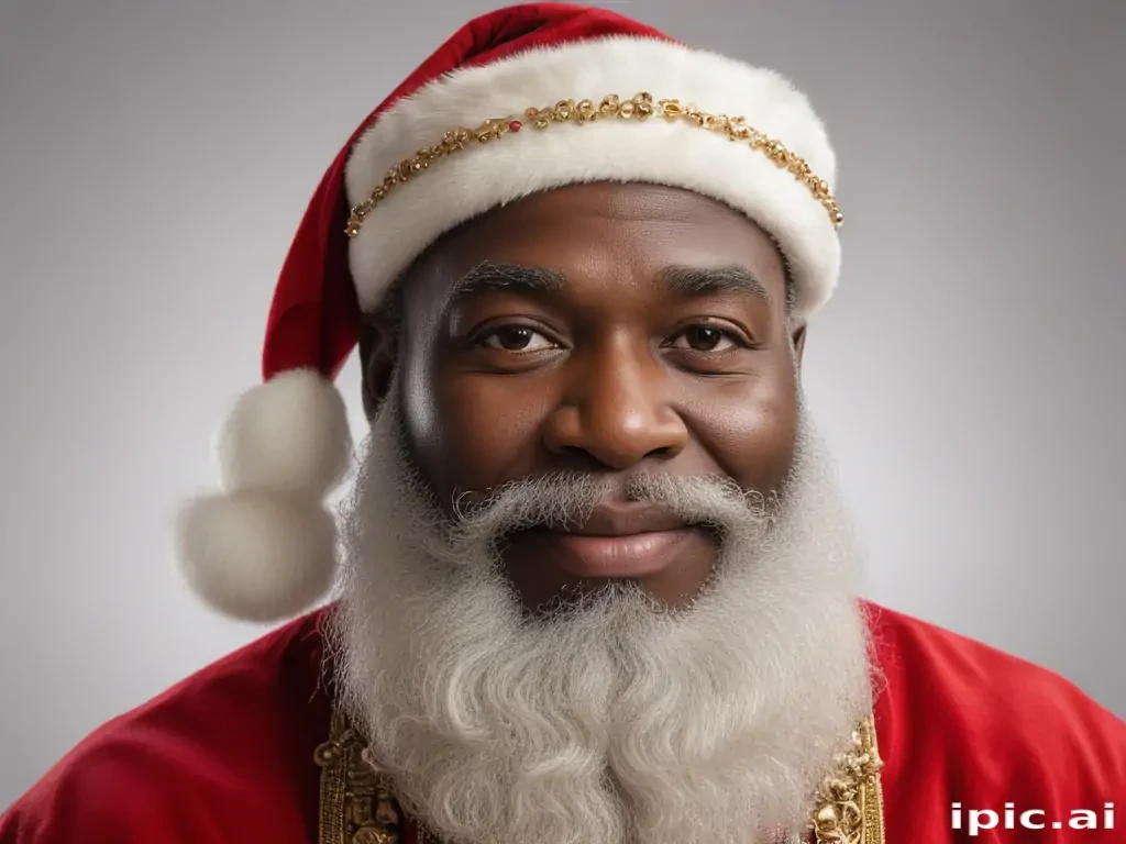 black santa png