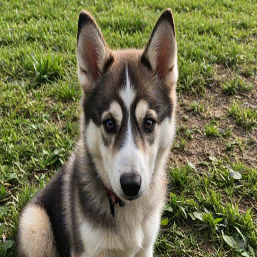 alaskan husky shepherd