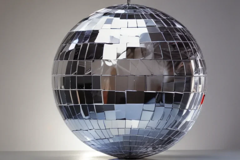 transparent disco ball