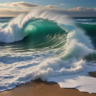 waves transparent