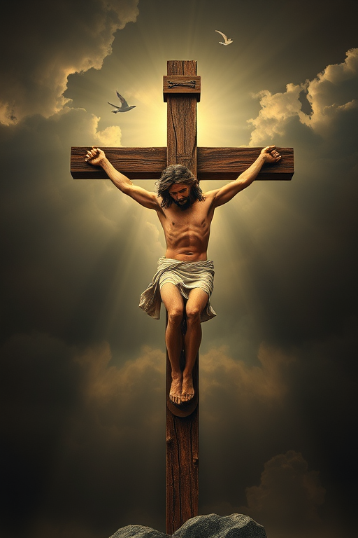 pics of jesus on the cross