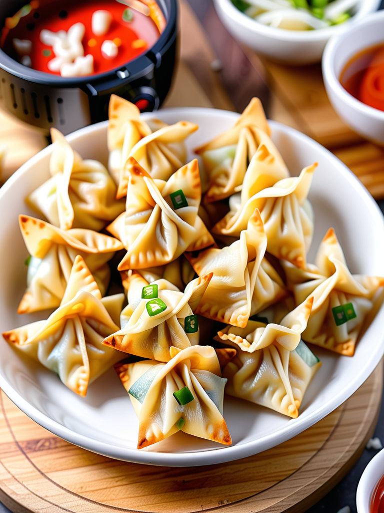 mini wontons in air fryer