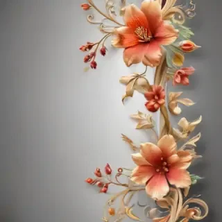 floral border png