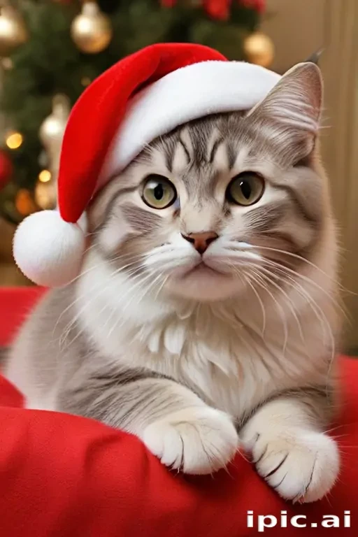 cat christmas wallpaper