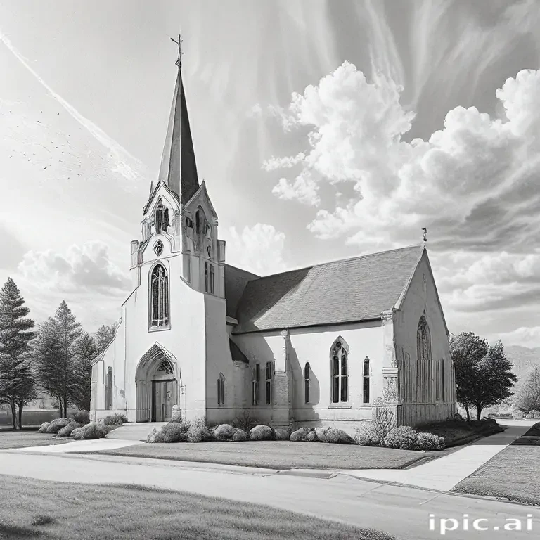 church drawing